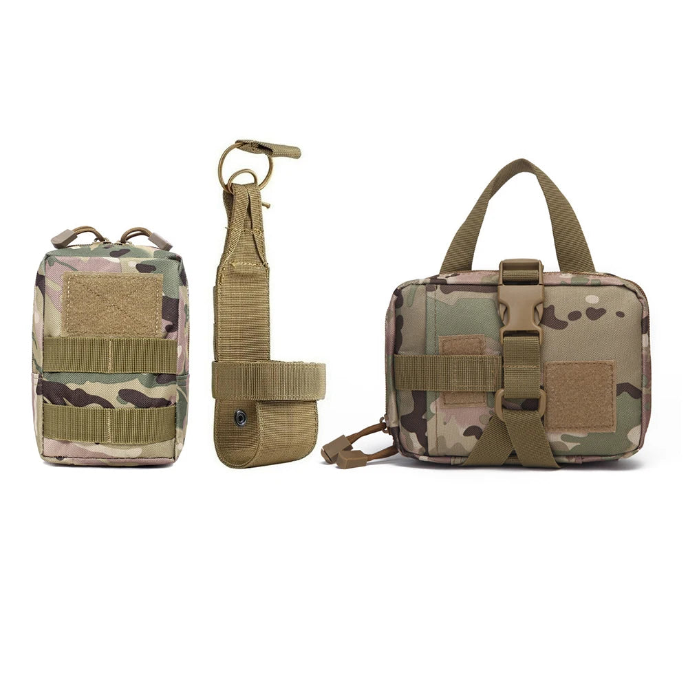 Dog Tactical Molle Pouch Set – Military-Style Utility Bags for Harness & Belt | Training Gear for Large Working Dogs