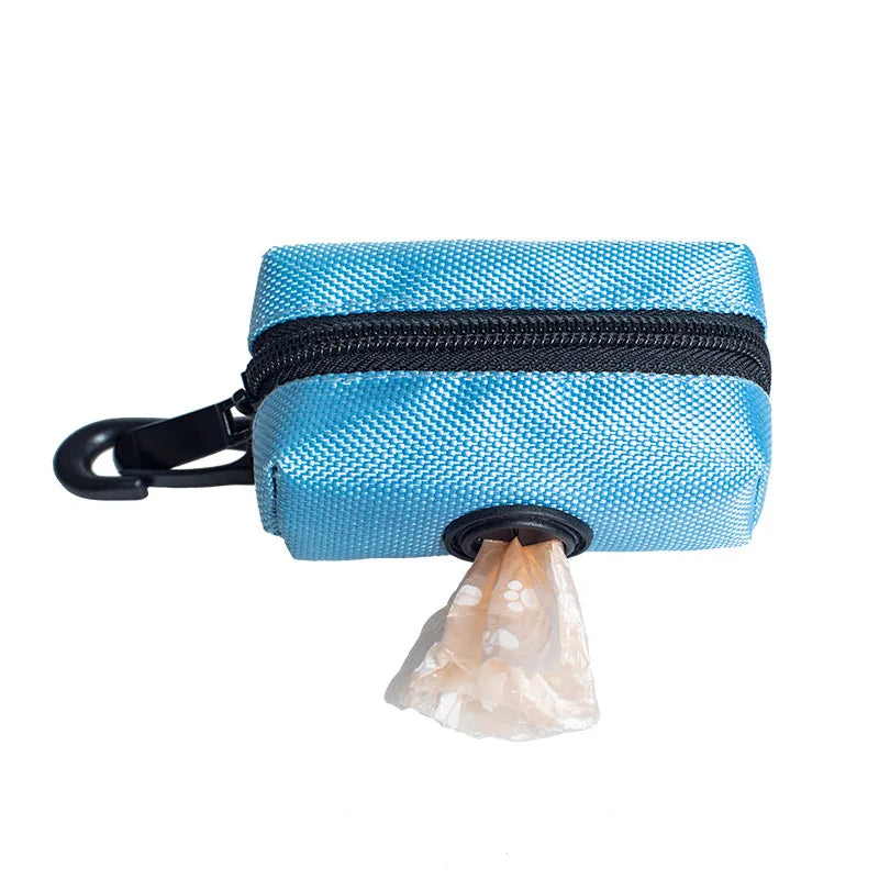 Adjustable Pet Dog Poop Bag Holder - Convenient Leash Attachment for Easy Waste Disposal on the Go!
