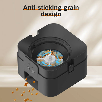 Automatic Smart Pet Feeder - Timed Cat and Dog Food Dispenser with Slow Feeding Bowl